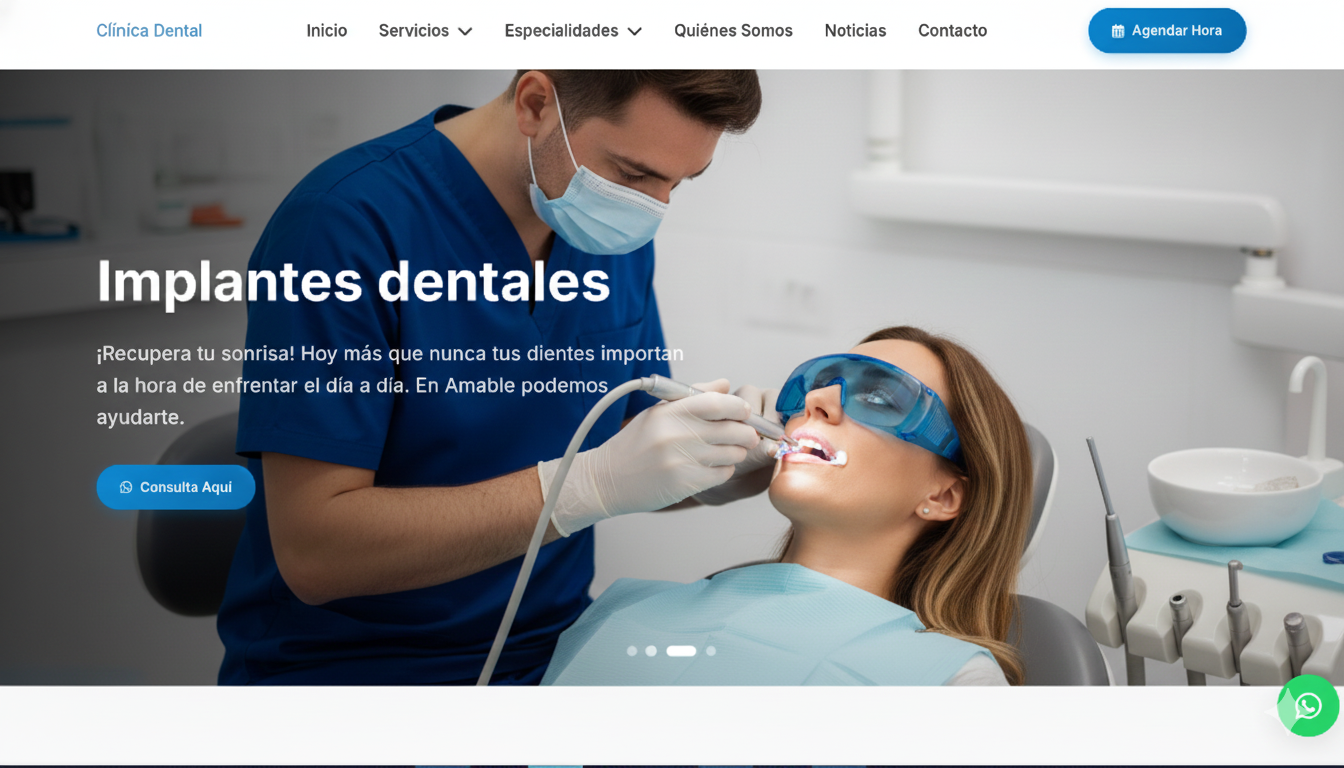 Página Principal Clínica