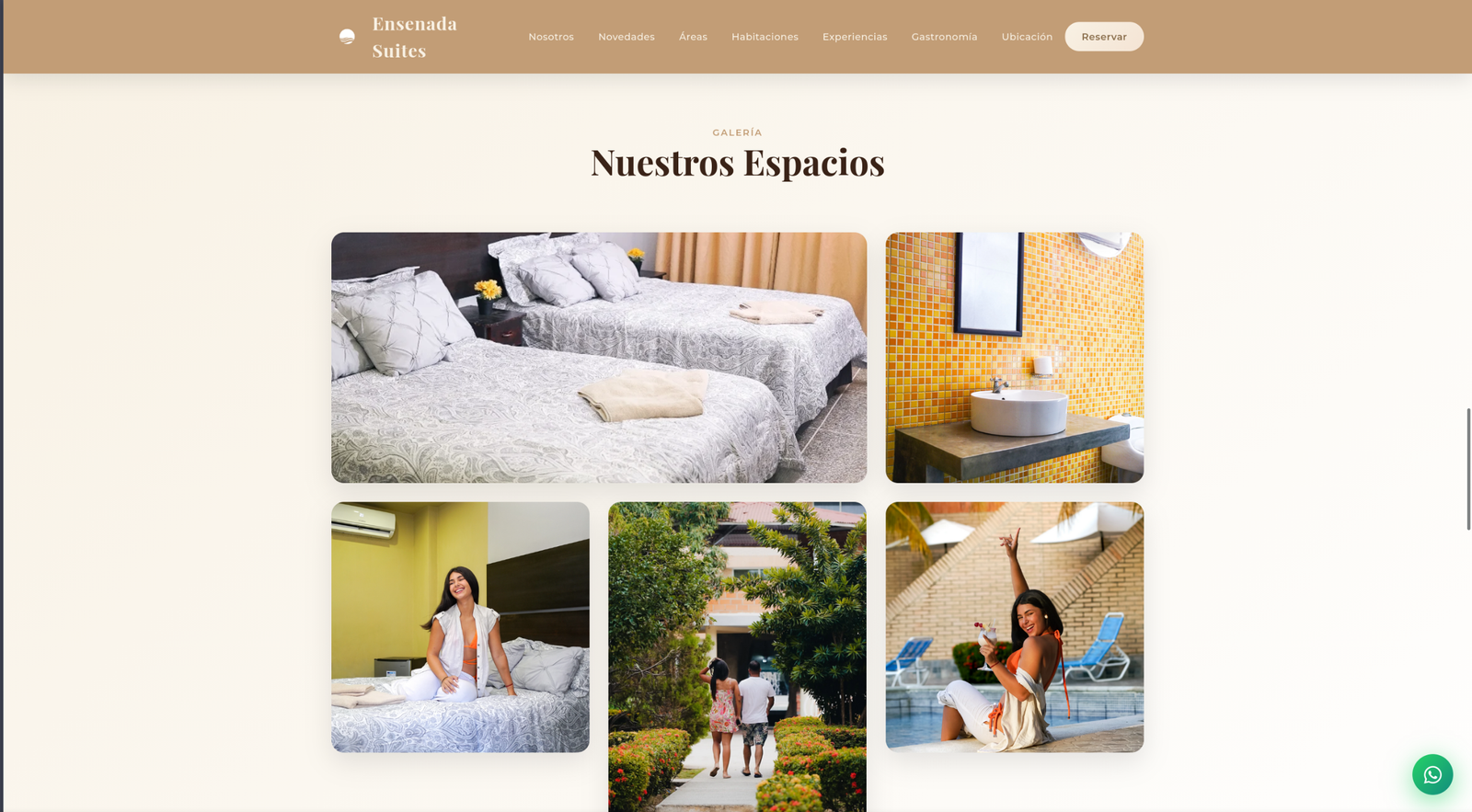 Página Inicio Hotel