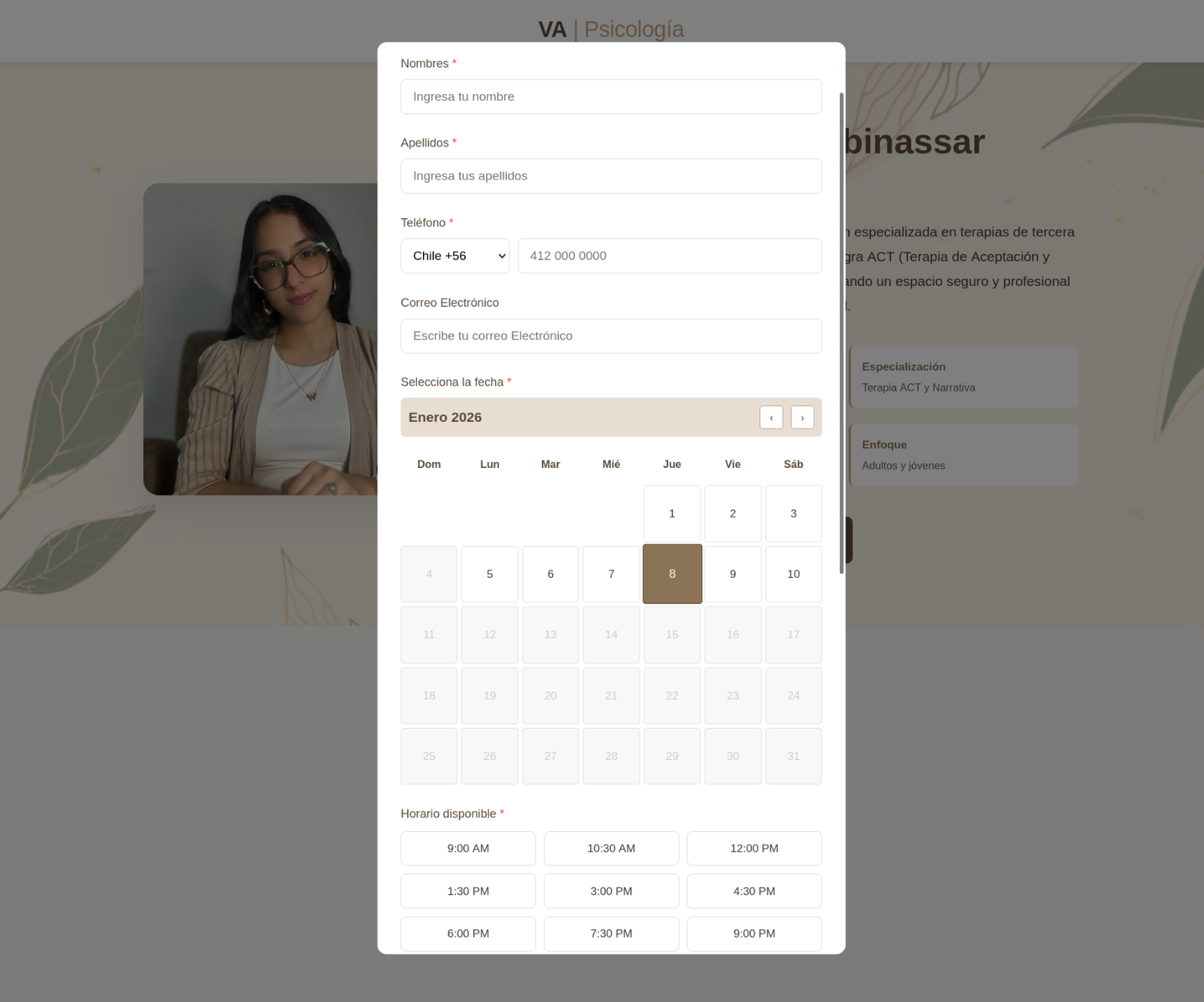 Sistema de Agendamiento